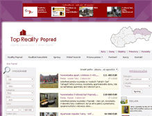 Tablet Screenshot of byty.reality-poprad.eu