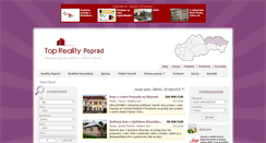 Desktop Screenshot of domy.reality-poprad.eu