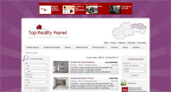 Desktop Screenshot of priestory.reality-poprad.eu